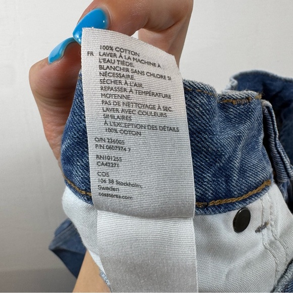 COS Slim Fit Low Rise Cropped Jeans Women’s Size 26 Blue Cotton Denim - Picture 7 of 12